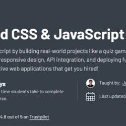 ZerotoMastery - Advanced CSS & JavaScript Projects