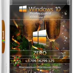 Windows 10 Pro x64 RS3 1709.16299.125 ZERO (RUS/2017)