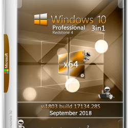 Windows 10 Pro x64 3in1 17134.285 Sep2018 by Generation2 (MULTi7/RUS)