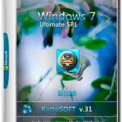 Windows 7 Ultimate SP1 x86/x64 Blue v.31 by KottoSOFT (RUS/2018)