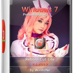 Windows 7 Pro SP1 x64 Reborn Cut-Lite v.1.2019 by WinRoNe (RUS)