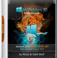 Windows 10 Pro x64 1903 Lite By Nicky & Dark Wolf (MULTi13/RUS/ENG)