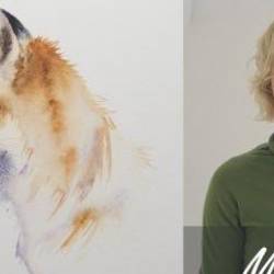 Mr Fox 2024. A Free-Flow Watercolour Masterclass with Jane Davies