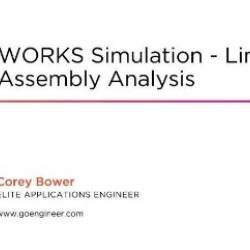 SOLIDWORKS Simulation - Linear Static Assembly Analysis