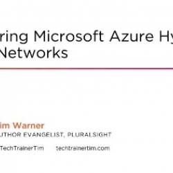 Monitoring Microsoft Azure Hybrid Cloud NetWorks