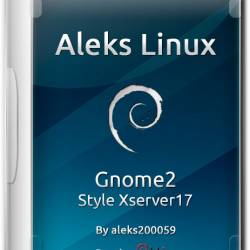 Aleks Linux Gnome2 Style Xserver17 (x86/ML/RUS/2015)