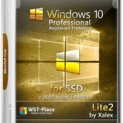 Windows 10 Professional x64 Ver.1607 Lite2 for SSD by Xalex (RUS/2016)