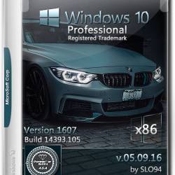 Windows 10 Pro (Registered Trademark) x86 by SLO94 v.05.09.16 (RUS/2016)