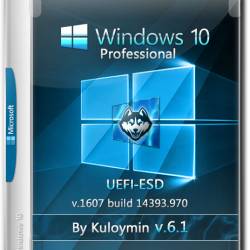Windows 10 Pro x64 14393.970 by Kuloymin v.6.1 UEFI-ESD (RUS/2017)