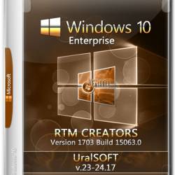 Windows 10 Enterprise x86/x64 15063 RTM CREATORS v.23-24.17 (RUS/2017)