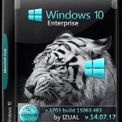 Windows 10 Enterprise x64 15063.483 v.1703 by IZUAL v.14.07 (RUS/2017)