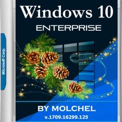 Windows 10 Enterprise v.1709.16299.125 by molchel (x64/RUS)