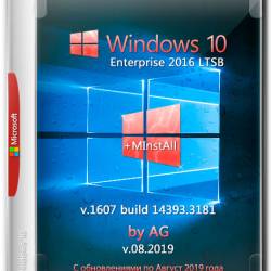 Windows 10 Enterprise LTSB x64 14393.3181 + MInstAll by AG v.08.2019 (RUS)