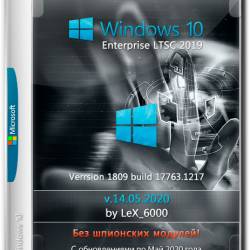 Windows 10 Enterprise LTSC 1809 x64 by LeX_6000 v.14.05.2020 (RUS)