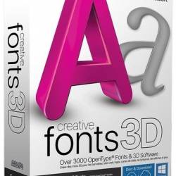 Summitsoft Creative Fonts 3D 10.5 (ENG) -  3000  OpenType    3D!