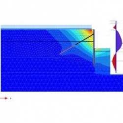 Geotechnical analyses of retaining walls in Plaxis 2D