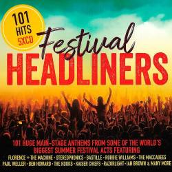 101 Hits - Festival The Headliners (5CD) Mp3 - Pop, Rock!