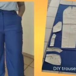 How To Draft Simple Trouser Pattern