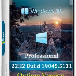 Windows 10 Optima Pro 22H2 19045.5131 x64 (RUS/ENG/2024)