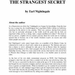 The Strangest Secret - [AUDIOBOOK]