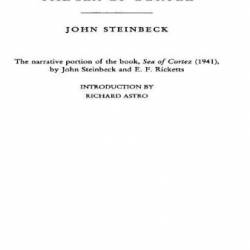 The Log from the Sea of Cortez - Steinbeck