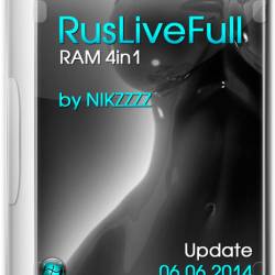 RusLiveFull RAM 4in1 by NIKZZZZ CD/DVD (06.06.2014)