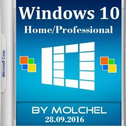 Windows 10 Home/Pro 10.0.14393.187 Version RS1 1607 x64 28.09.2016 by molchel (RUS/2016)