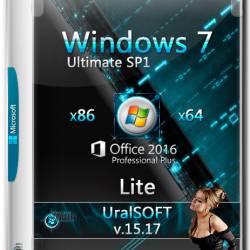 Windows 7 Ultimate x86/x64 Lite & Office2016 v.15.17 (RUS/2017)