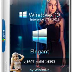 Windows 10 Enterprise LTSB x64 Elegant by WinRoNe (RUS/2017)