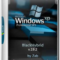 Windows XP Pro SP3 x86 BlackHybrid v.19.2 by Zab (RUS/2019)