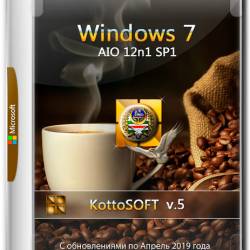 Windows 7 SP1 x86/x64 12in1 KottoSOFT v.5 (RUS/ENG/2019)