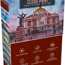 GraphicRiver - Cloud Paint Photoshop Action