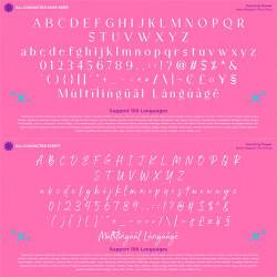 Standing Flower font family