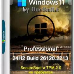 Windows 11  Pro by OneSmiLe 24H2 build 26120.2213 (Ru/2024)