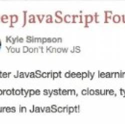 Deep JavaScript Foundations with Kyle Simpson (2017)