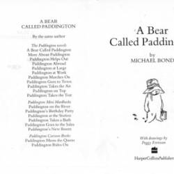 A Bear Called Paddington - Michael Bond