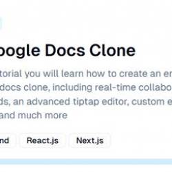 Code with Antonio - Build a Google Docs Clone