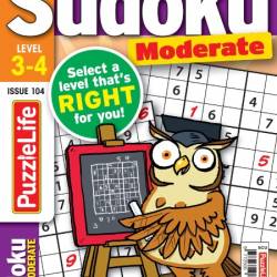 PuzzleLife Sudoku Moderate - January 2025