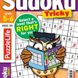 PuzzleLife Sudoku Tricky - January 2025