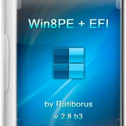 Win8PE + EFI x86 v.2.8 b3 by Ratiborus (RUS/09.2014)