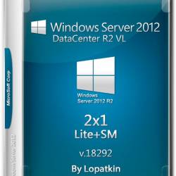 Windows Server 2012 DataCenter R2 VL x64 v.18292 2in1 (RUS/2016)