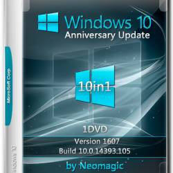 Windows 10 Anniversary x64 Update Ver.1607 10in1 by Neomagic (RUS/2016)