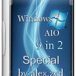 Windows 7 SP1 Special 9in2 x86/x64 by alex.zed (RUS/2016)