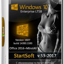 Windows 10 Enterprise LTSB x64 Release By StartSoft v.53-2017 (RUS)