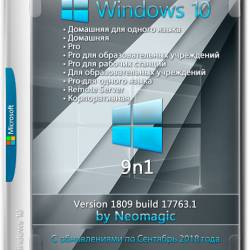 Windows 10 x64 9in1 v.1809 build 17763.1 by Neomagic (RUS/2018)