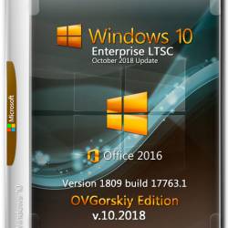 Windows 10 Enterprise LTSC x64 1809 Office16 by OVGorskiy 10.2018 (RUS)