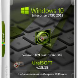 Windows 10 Enterprise LTSC x86/x64 17763.316 v.18.19 (RUS/2019)