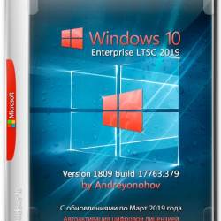 Windows 10 Enterprise LTSC x86/x64 17763.379 2in1 by Andreyonohov (2019) RUS