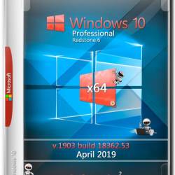 Windows 10 Pro x64 RS6 v.1903.18362.53 OEM April 2019 by Generation2 (RUS)