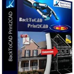 BackToCAD Print2CAD 2021 21.52